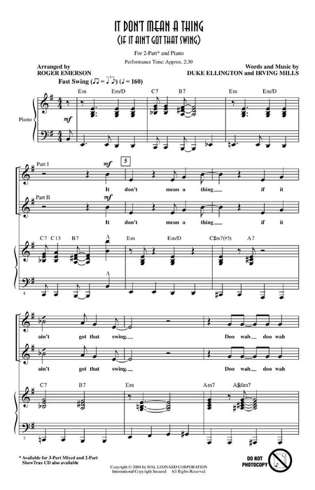 It Don't Mean a Thing 艾靈頓 | 小雅音樂 Hsiaoya Music