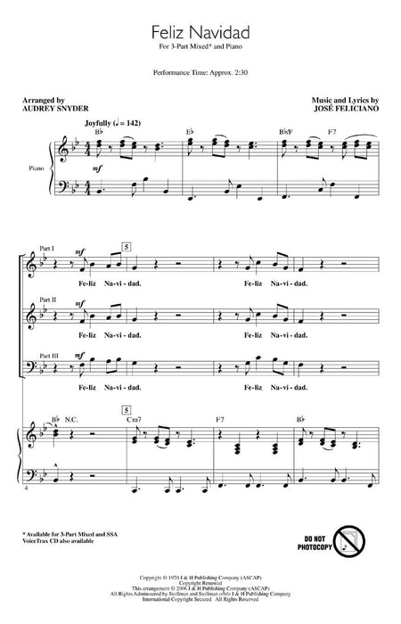 Feliz Navidad | 小雅音樂 Hsiaoya Music