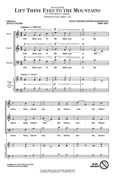 Lift Thine Eyes to the Mountains from Elijah 以利亞 | 小雅音樂 Hsiaoya Music