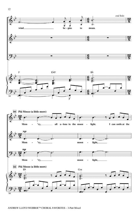 Andrew Lloyd Webber Choral Favorites (Medley) Discovery Level 1 合唱 組合曲 | 小雅音樂 Hsiaoya Music