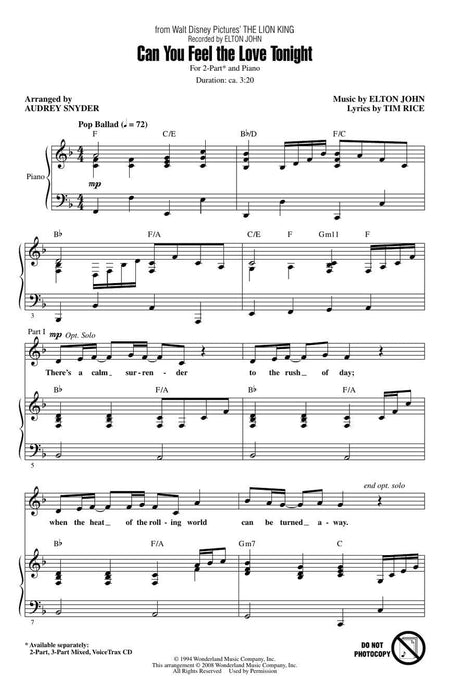 Can You Feel the Love Tonight (from The Lion King) Discovery Level 2 | 小雅音樂 Hsiaoya Music