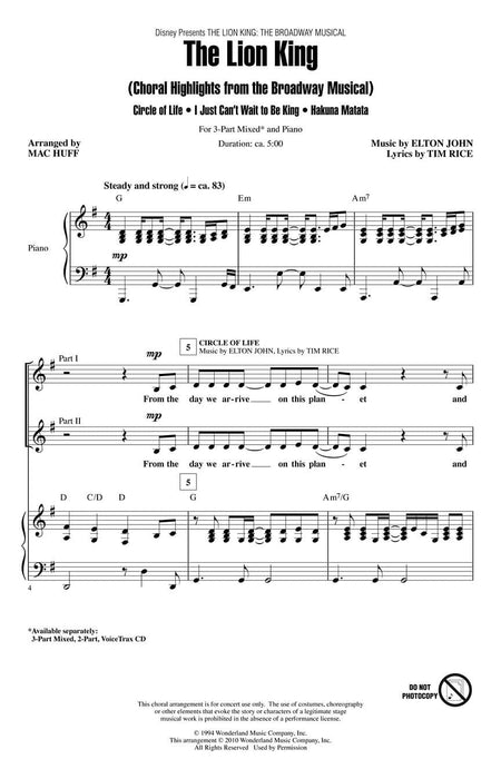 The Lion King (Broadway Musical Highlights) Discovery Level 2 百老匯 | 小雅音樂 Hsiaoya Music