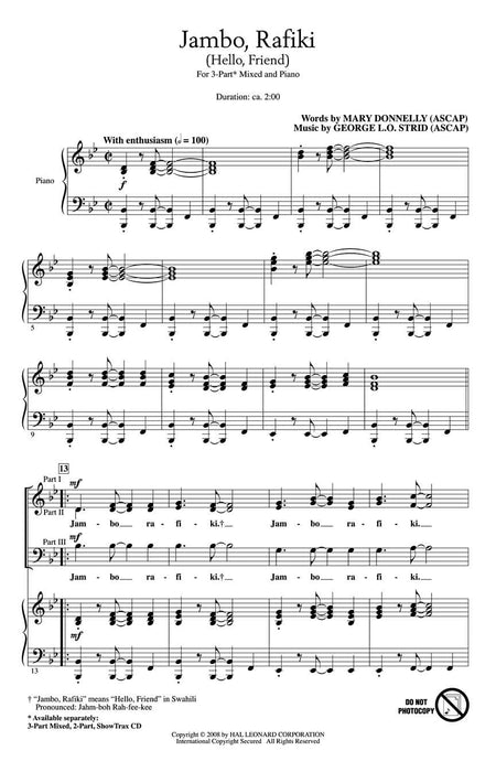 Jambo, Rafiki (Hello, Friend) | 小雅音樂 Hsiaoya Music