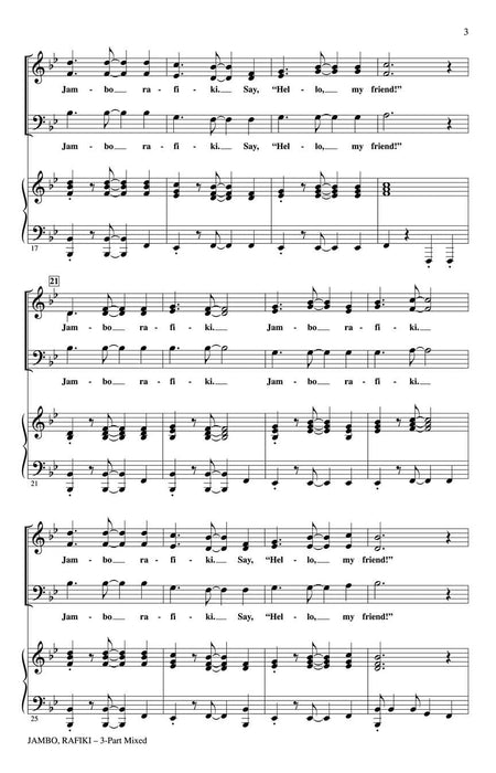 Jambo, Rafiki (Hello, Friend) | 小雅音樂 Hsiaoya Music