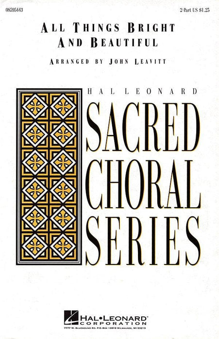 All Things Bright and Beautiful 2-Part and Piano 鋼琴 | 小雅音樂 Hsiaoya Music