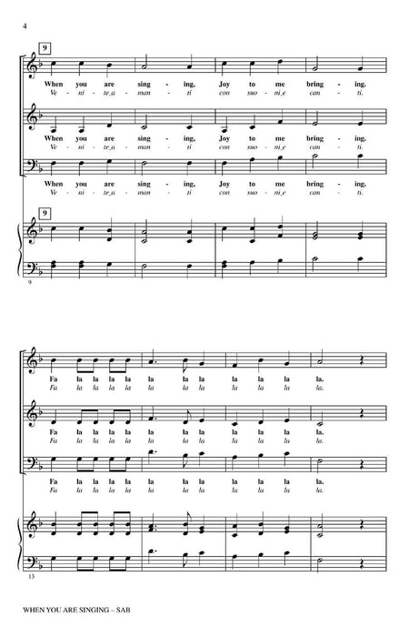 When You Are Singing (Venite Amanti) | 小雅音樂 Hsiaoya Music