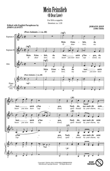 Mein Feinslieb (O Dear Love) | 小雅音樂 Hsiaoya Music