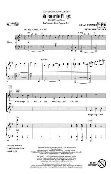 My Favorite Things (from The Sound of Music) | 小雅音樂 Hsiaoya Music