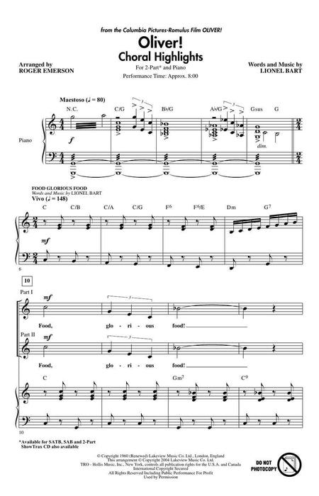 Oliver! (Choral Highlights) 合唱 | 小雅音樂 Hsiaoya Music