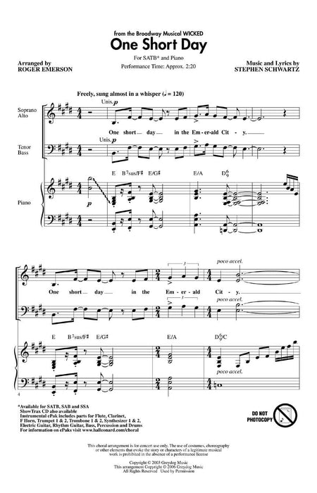 One Short Day from Wicked | 小雅音樂 Hsiaoya Music