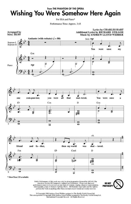 Wishing You Were Somehow Here Again from The Phantom of the Opera 歌劇 | 小雅音樂 Hsiaoya Music