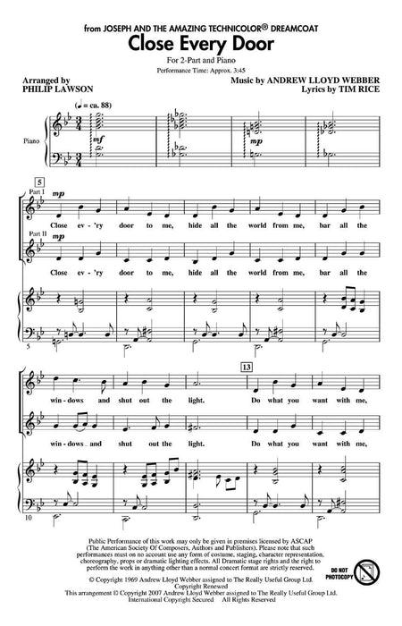 Close Every Door (from Joseph and the Amazing Technicolor® Dreamcoat) | 小雅音樂 Hsiaoya Music