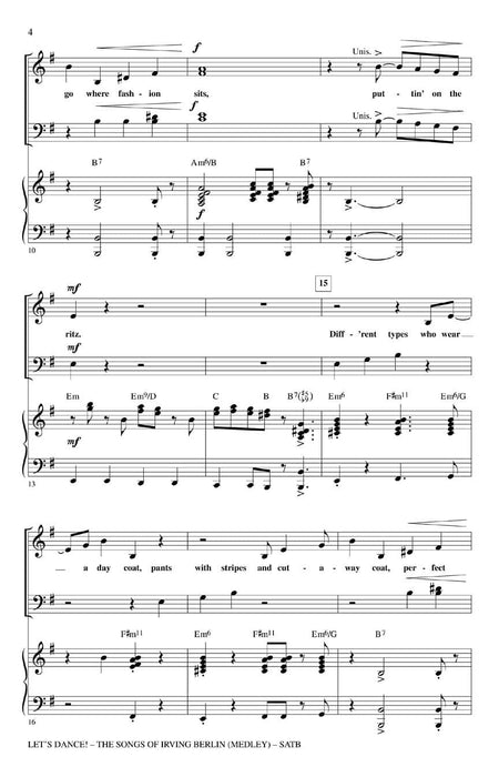 Let's Dance! - The Songs of Irving Berlin (Medley) 舞曲 組合曲 | 小雅音樂 Hsiaoya Music