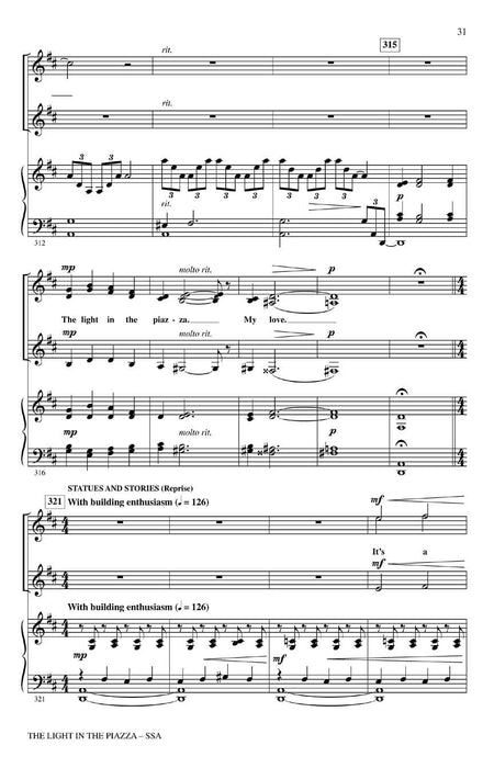 The Light in the Piazza (Choral Highlights) 合唱 | 小雅音樂 Hsiaoya Music