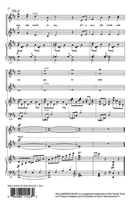 The Light in the Piazza (Choral Highlights) 合唱 | 小雅音樂 Hsiaoya Music