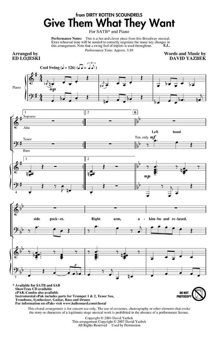 Give Them What They Want (from Dirty Rotten Scoundrels) | 小雅音樂 Hsiaoya Music