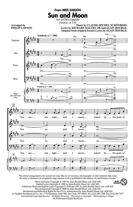 Sun and Moon (from Miss Saigon) | 小雅音樂 Hsiaoya Music