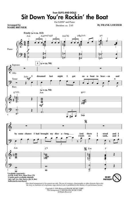 Sit Down You're Rockin' the Boat (from Guys and Dolls) | 小雅音樂 Hsiaoya Music