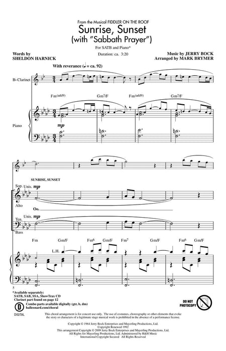 Sunrise, Sunset (with Sabbath Prayer) (from Fiddler on the Roof) | 小雅音樂 Hsiaoya Music