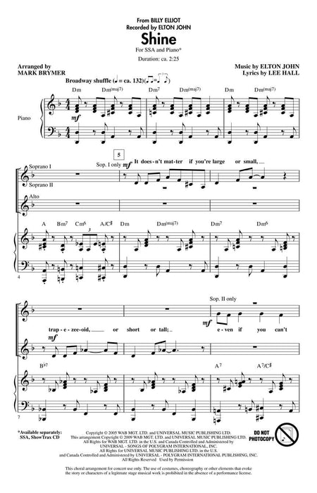 Shine (from Billy Elliot) | 小雅音樂 Hsiaoya Music