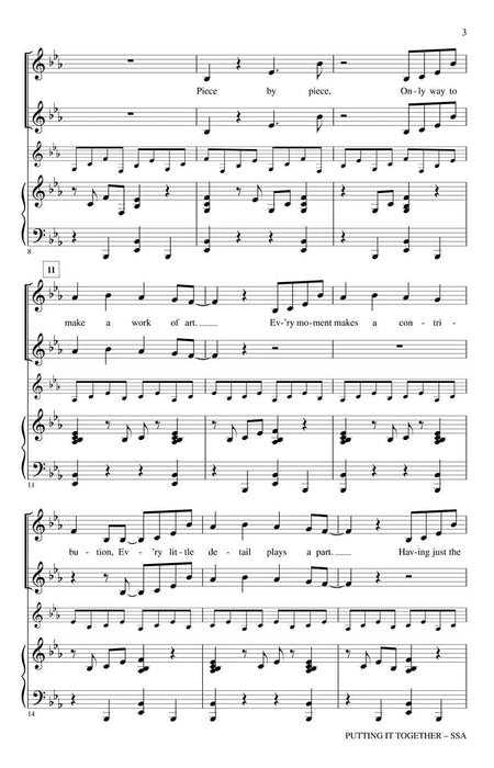 Putting It Together (from Sunday in the Park with George) | 小雅音樂 Hsiaoya Music