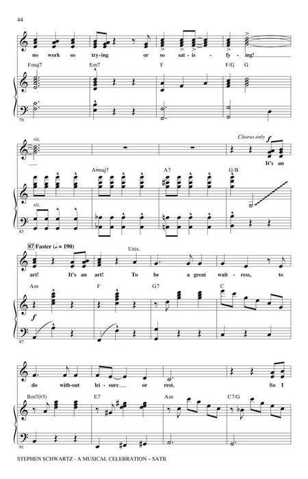 Stephen Schwartz - A Musical Celebration (Choral Medley) 合唱 組合曲 | 小雅音樂 Hsiaoya Music
