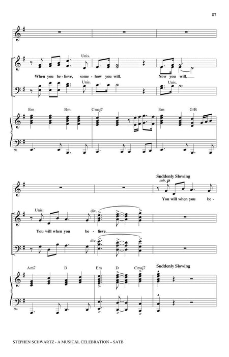 Stephen Schwartz - A Musical Celebration (Choral Medley) 合唱 組合曲 | 小雅音樂 Hsiaoya Music