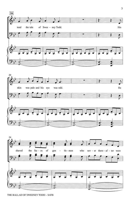 The Ballad of Sweeney Todd 敘事曲 | 小雅音樂 Hsiaoya Music