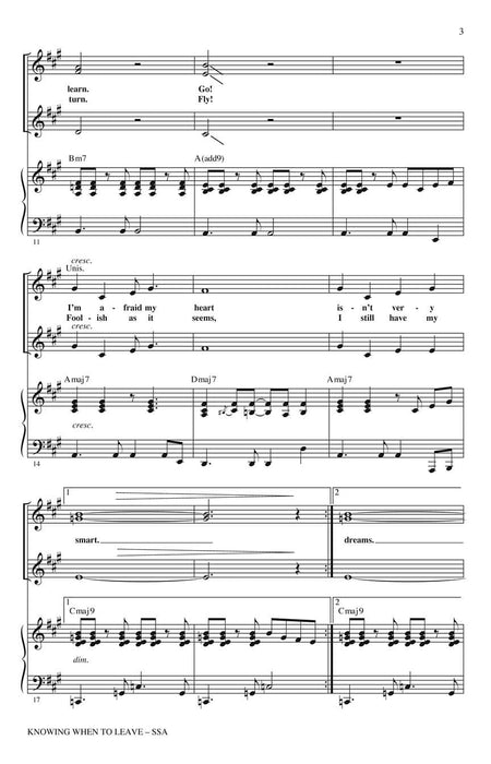 Knowing When to Leave (from Promises, Promises) | 小雅音樂 Hsiaoya Music