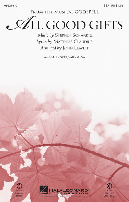 All Good Gifts (from Godspell) | 小雅音樂 Hsiaoya Music