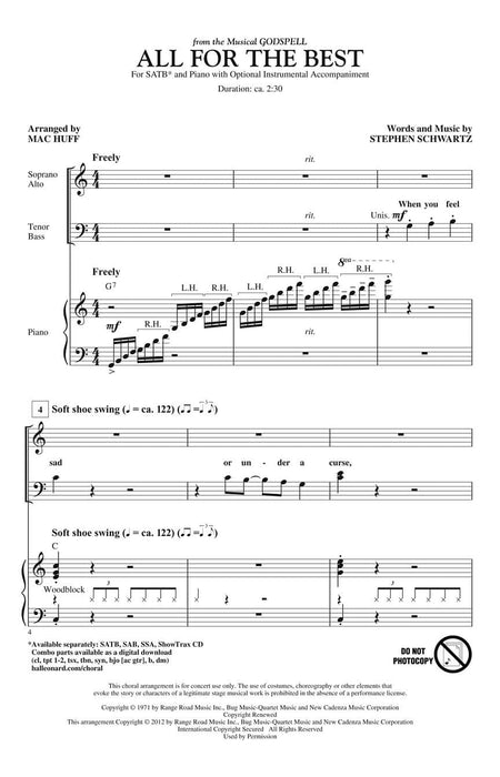 All for the Best from Godspell | 小雅音樂 Hsiaoya Music