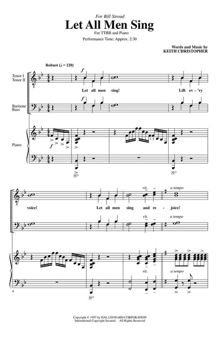 Let All Men Sing | 小雅音樂 Hsiaoya Music