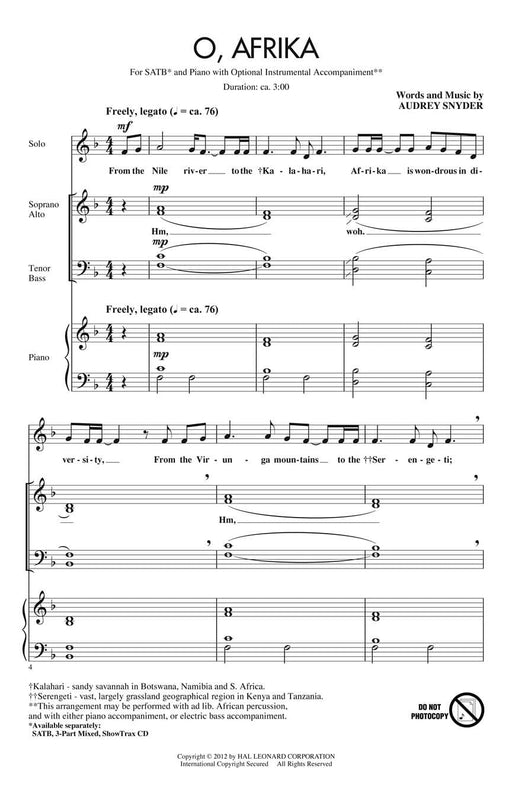 O, Afrika | 小雅音樂 Hsiaoya Music