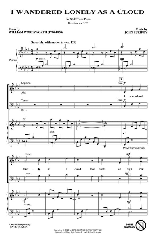 I Wandered Lonely as a Cloud | 小雅音樂 Hsiaoya Music