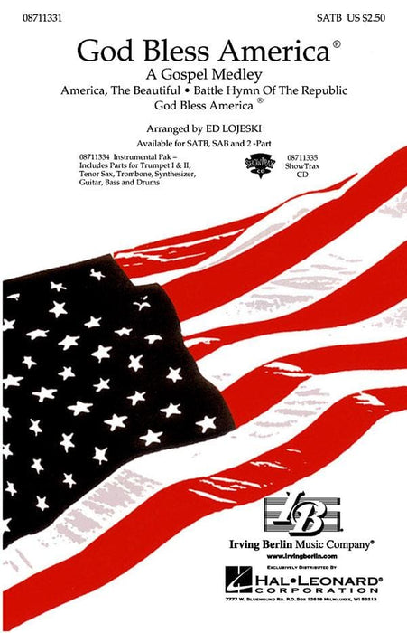 God Bless America® - A Gospel Medley SATB 組合曲 | 小雅音樂 Hsiaoya Music