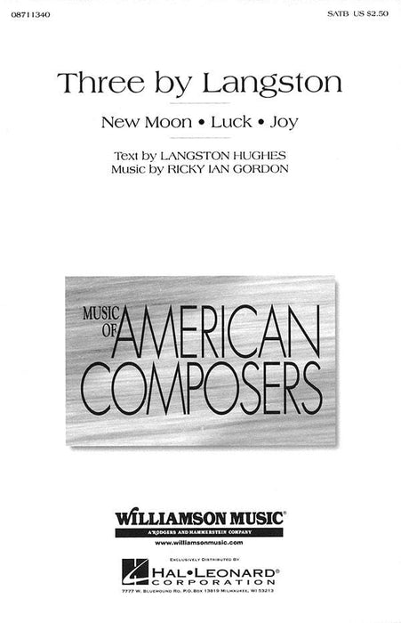 Three By Langston SATB | 小雅音樂 Hsiaoya Music