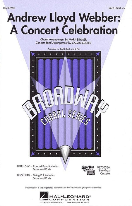 Andrew Lloyd Webber: A Concert Celebration (Medley) SATB 組合曲 | 小雅音樂 Hsiaoya Music