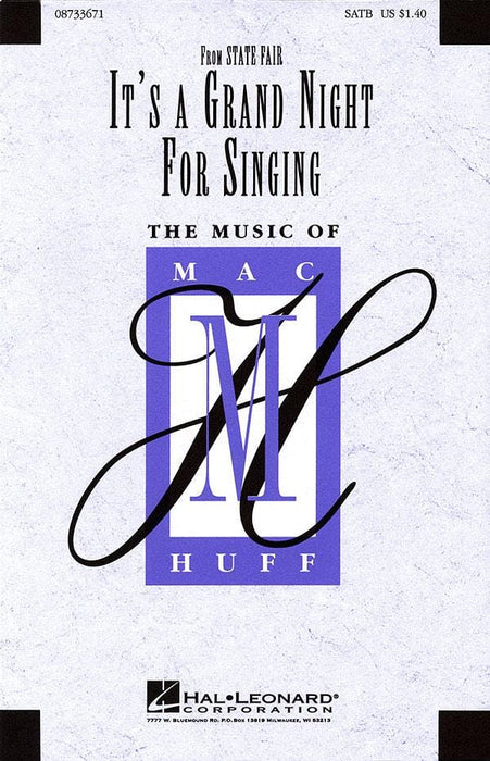 It's a Grand Night for Singing SATB | 小雅音樂 Hsiaoya Music