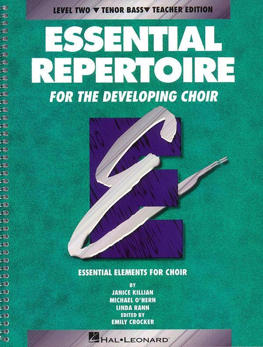 Essential Repertoire for the Developing Choir Level 2 Tenor Bass, Teacher | 小雅音樂 Hsiaoya Music