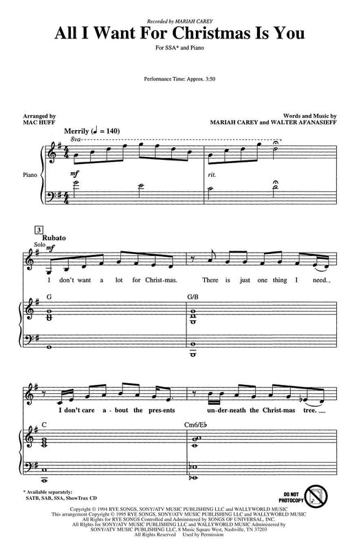 All I Want for Christmas Is You | 小雅音樂 Hsiaoya Music