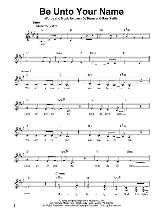 Holy Is the Lord - Vocal Edition Worship Band Play-Along Volume 1 | 小雅音樂 Hsiaoya Music