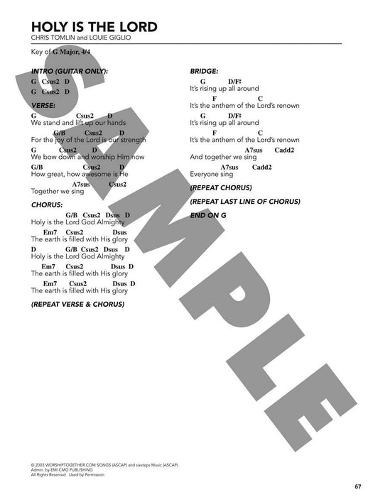 Holy Is the Lord - Keyboard Edition Worship Band Play-Along Volume 1 鍵盤樂器 | 小雅音樂 Hsiaoya Music