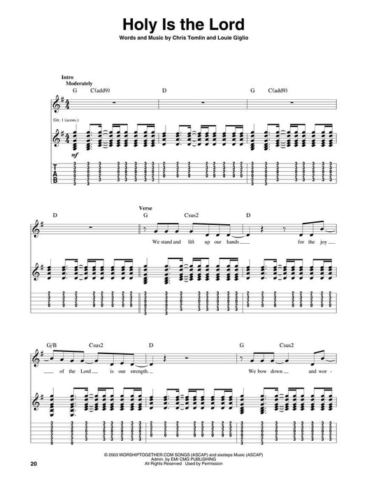 Holy Is the Lord - Guitar Edition Worship Band Play-Along Volume 1 吉他 | 小雅音樂 Hsiaoya Music