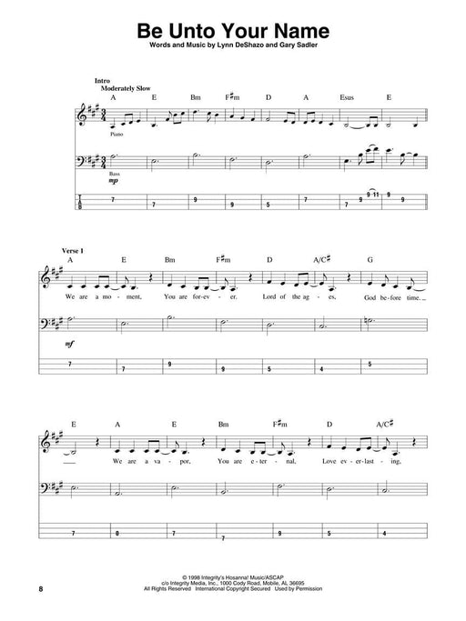 Holy Is the Lord - Bass Edition Worship Band Play-Along Volume 1 | 小雅音樂 Hsiaoya Music