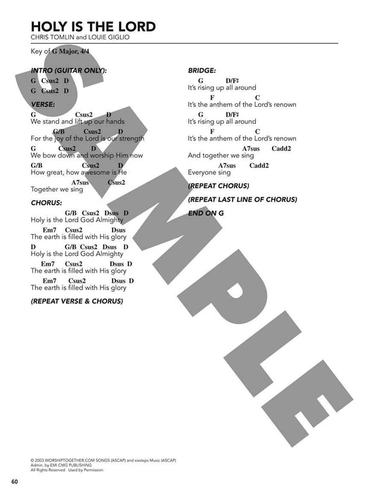 Holy Is the Lord - Bass Edition Worship Band Play-Along Volume 1 | 小雅音樂 Hsiaoya Music