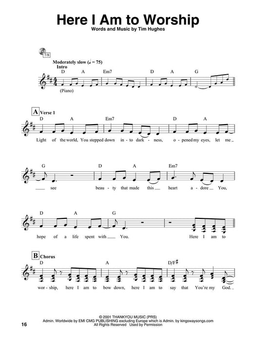Here I Am to Worship - Vocal Edition Worship Band Play-Along Volume 2 | 小雅音樂 Hsiaoya Music