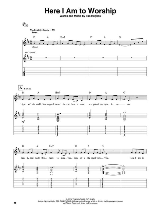 Here I Am to Worship - Guitar Edition Worship Band Play-Along Volume 2 吉他 | 小雅音樂 Hsiaoya Music