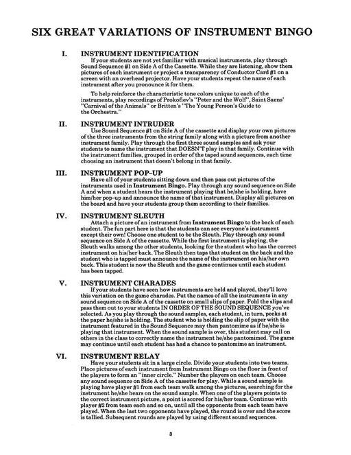 Instrument Bingo 樂器 | 小雅音樂 Hsiaoya Music