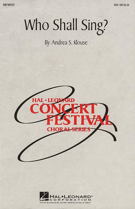 Who Shall Sing? | 小雅音樂 Hsiaoya Music