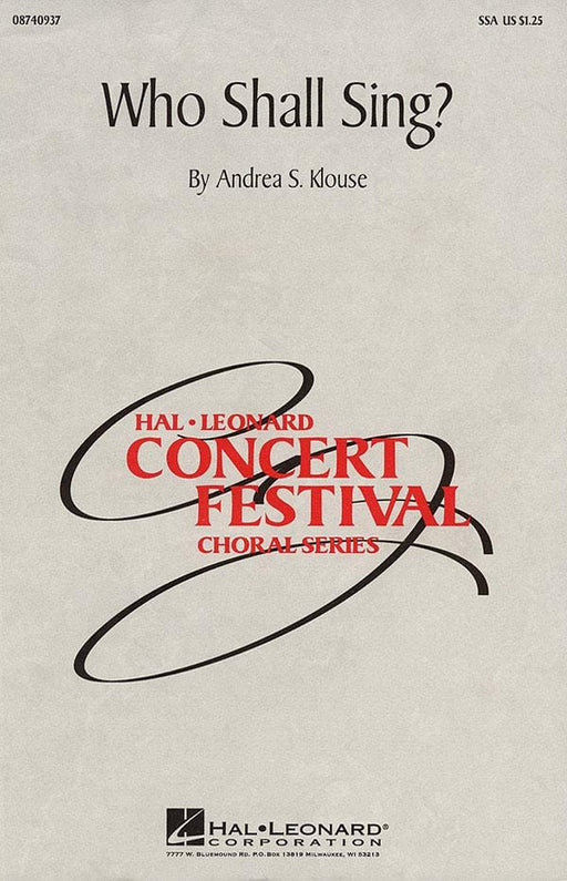 Who Shall Sing? | 小雅音樂 Hsiaoya Music